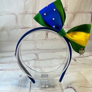 Brazilian flag 🇧🇷 headband- hand made